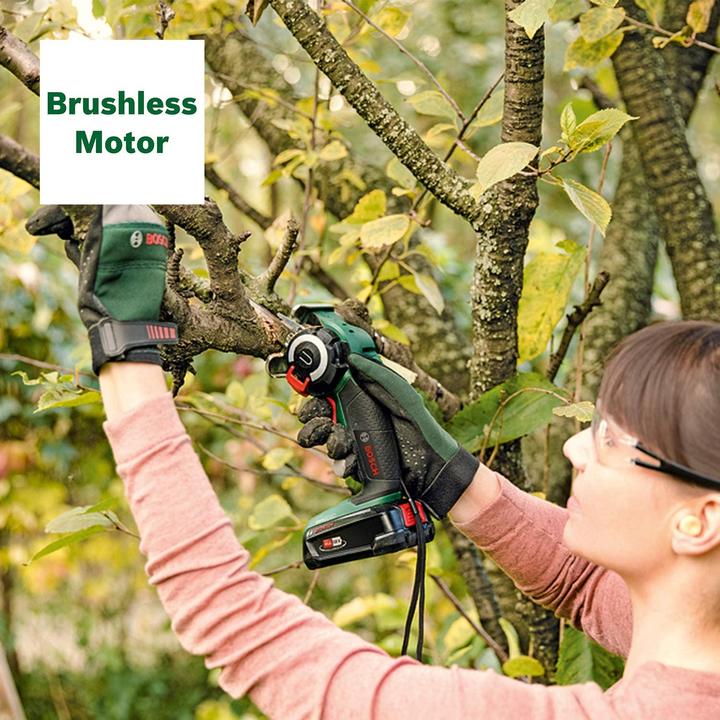 Actual product image Bosch Home & Garden AdvancedCut 18 with battery (Battery chain saw)