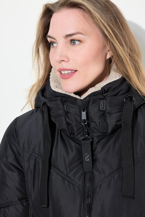 Actual product image Laurasøn Quilted Stand-up Collar Coat (M)