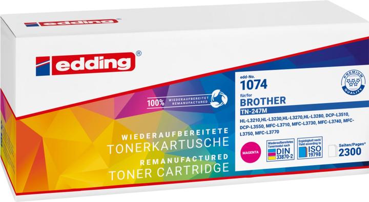 Immagine prodotto Edding Il toner sostituisce il TN-247M - - 2,30 pagine (M)
