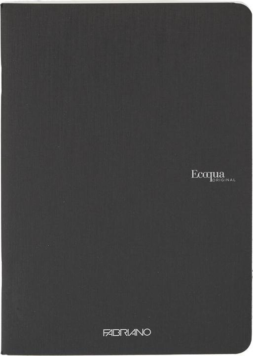 Actual product image Fabriano Heft EcoQua geheftet liniert Nero (A4, Lined, Soft cover)