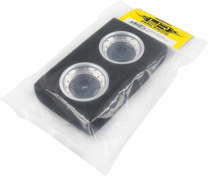 Image du produit Yeah Racing Jantes 1.9 5 branches carbone, Beadlock 1:10, 2 pièces