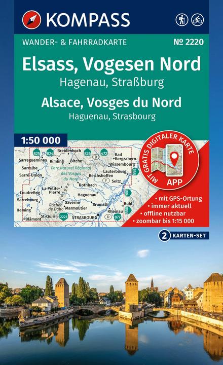 Actual product image KV WKS 2220 Elsass, Vogesen Nord