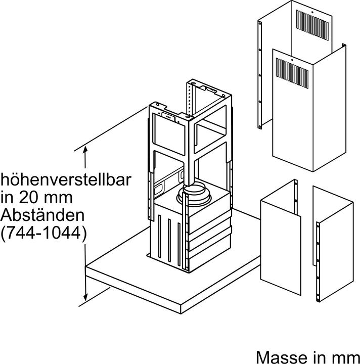 Produktbild Bosch Hausgeräte DIB97IM50 (Inselhaube)