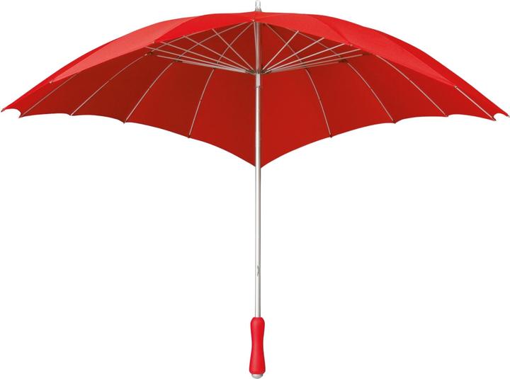 Actual product image Impliva Regenschirm - Herzförmiger Regenschirm registriertes Design - Manuelle Öffnung - Winddicht - 110 cm