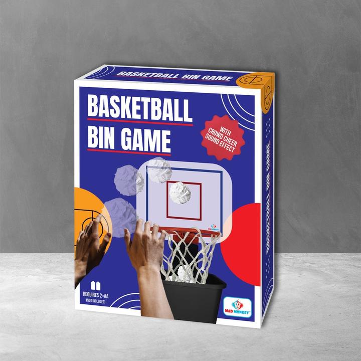 Immagine prodotto Mad Monkey Canestro da basket collegabile al bidone della spazzatura