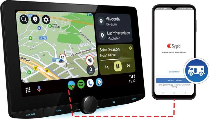 Produktbild Kenwood DMX9720XDSCAMPER (Android Auto, Apple Carplay)