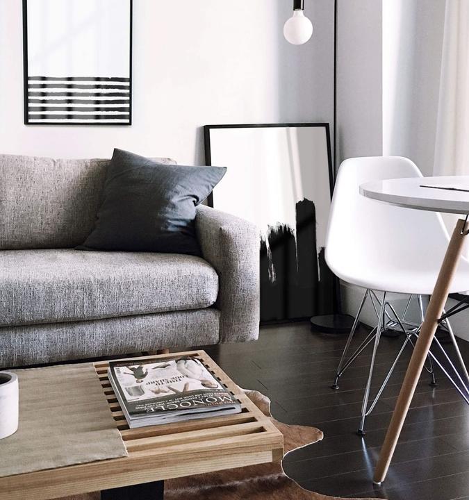 Image du produit Trenddeko pinceau noir (80 x 100 cm)