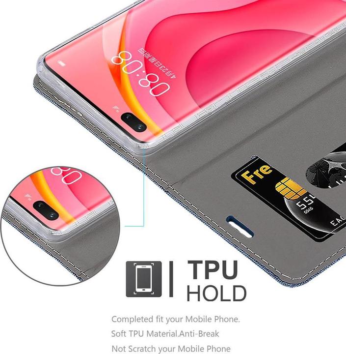 Actual product image Cadorabo Book Jeans Optics Cover (Huawei Nova 7 Pro 5G)
