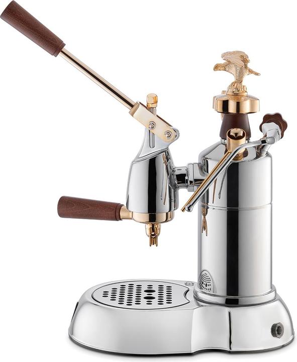 Produktbild La Pavoni LPLEXP01EU, Espressomaschine Expo 2015, Chrome/or (EU-Stecker)