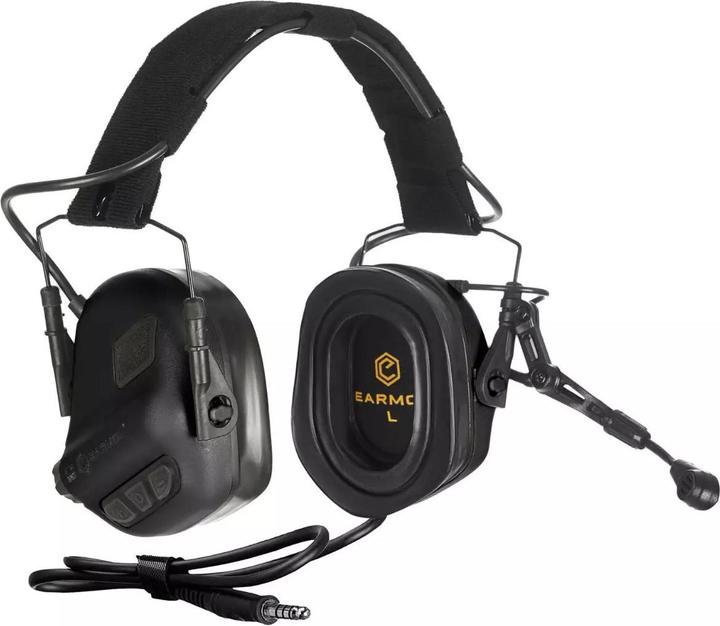 Actual product image Earmor M32 PLUS Communication Headset Black