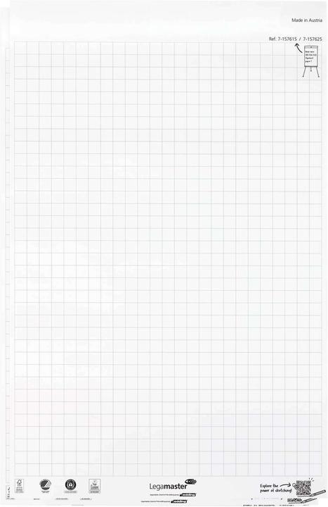 Actual product image Legamaster Flipchart pad 2x 50BL chequered in KA