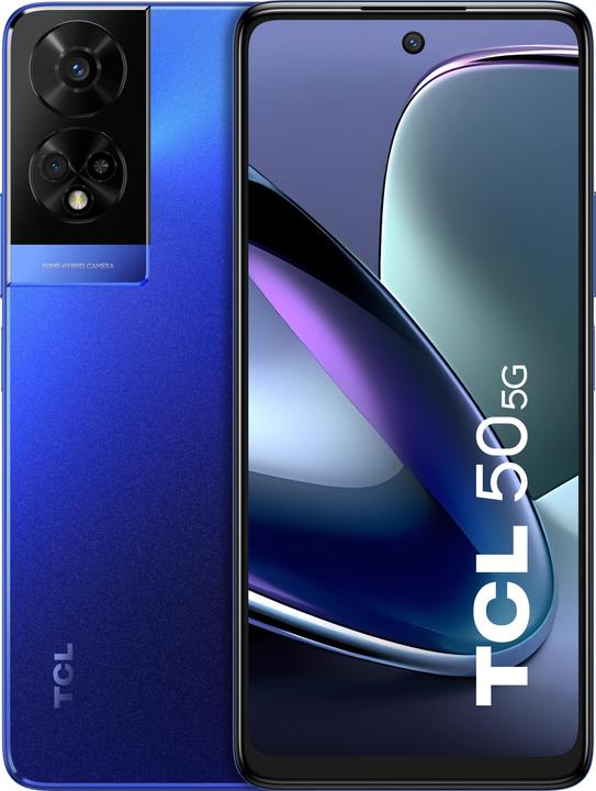 TCL 50 5G (128 Go, Bleu foncé, 6.60", SIM simple, 5G)
