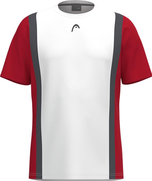Head Club 25 Tech T-Shirt Herren Rot/Weiss