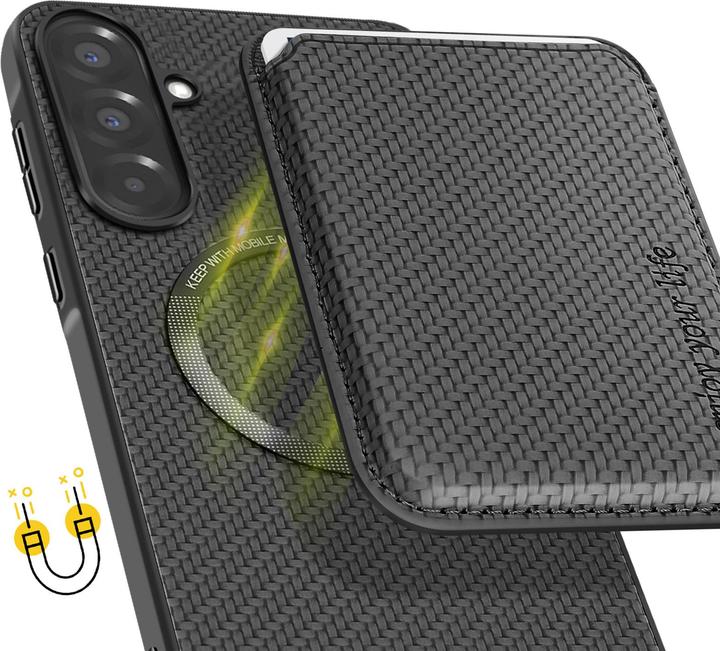 Actual product image Avizar Hülle für Samsung Galaxy A56 Kartenfach Abnehmbar (Samsung Galaxy A56)