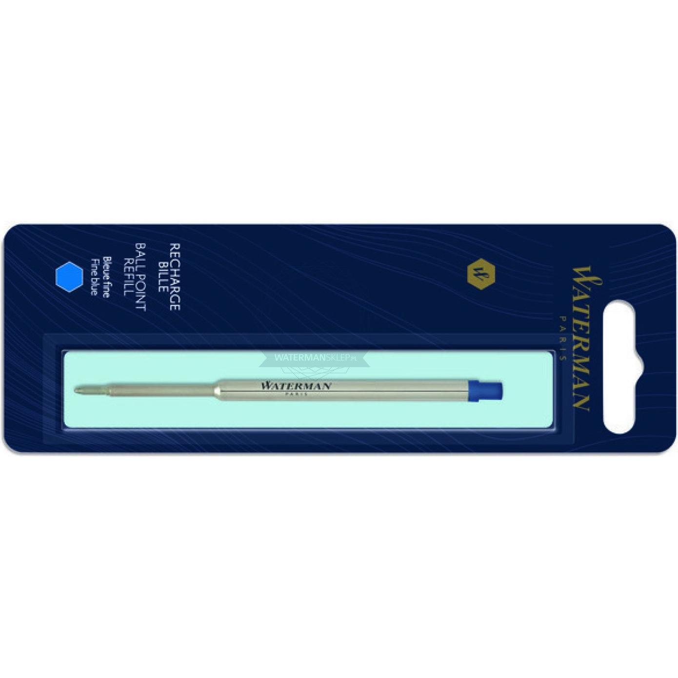 Waterman, Ersatzpatrone, Maxima (Gelmine, Blau, 0.70 mm)