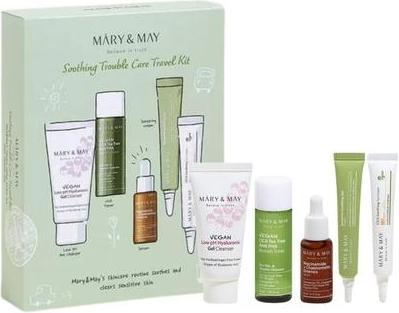 Image du produit Mary&May Soothing Trouble Care Travel Kit - Set of 5 Facial Care Miniatures (Set soin du visage)
