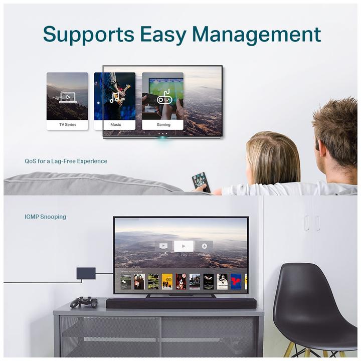 Productafbeelding TP-Link Tl-Sg108e (8 Havens)