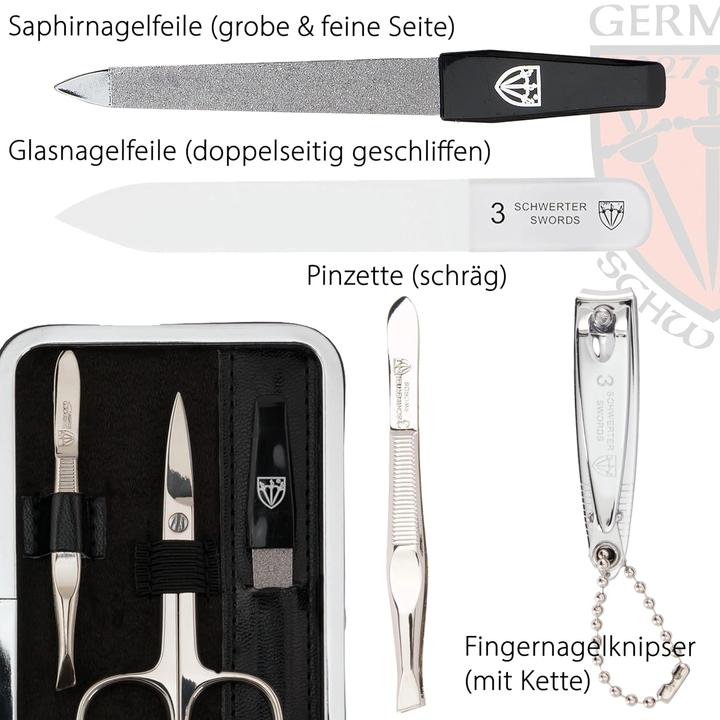 Image du produit Drei Schwerter 6-teiliges Maniküre-Set 'Genova'