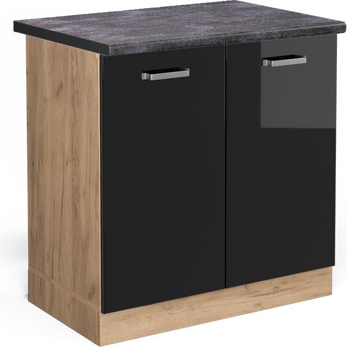 Anthrazit, Goldkraft Eiche, Schwarz Hochglanz