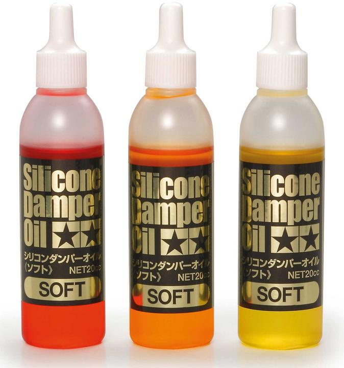 Tamiya Set d'huile pour amortisseur Soft 200-red/ 300-orange/ 400-yellow CST