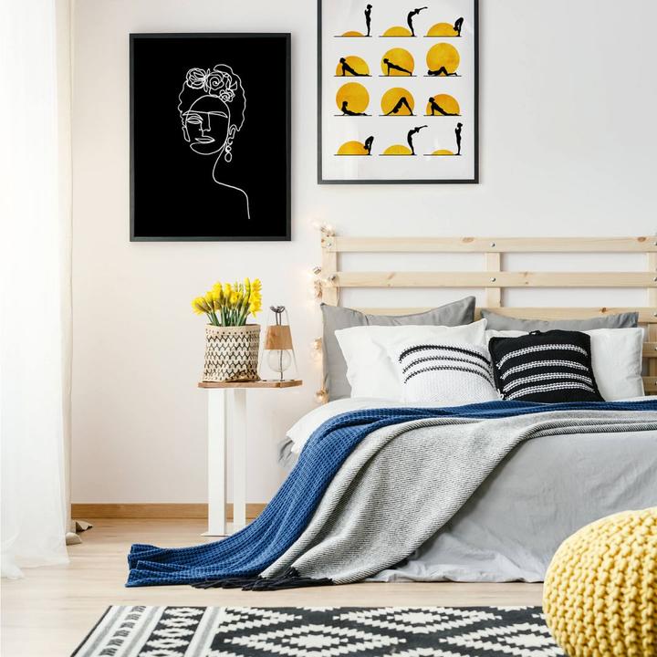 Actual product image Trenddeko Yoga The Sun Salutation (40 x 50 cm)