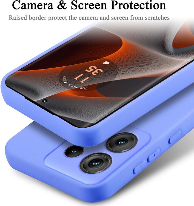 Produktbild Cadorabo Hülle für Motorola Edge 50 Pro TPU im Liquid Schutz Design (Motorola Edge 50 Pro)