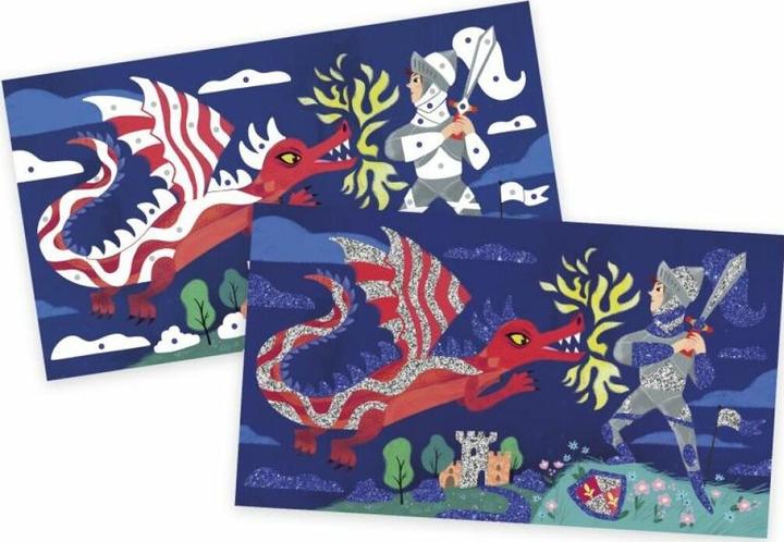 Actual product image Janod Sequin Heroes Craft Set