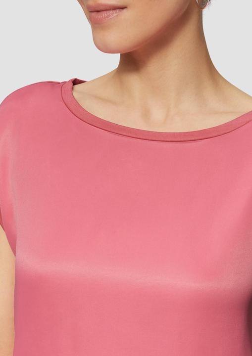 Produktbild S.Oliver T-Shirt Fabricmix-Jerseyshirt in schimmernder Optik (42)