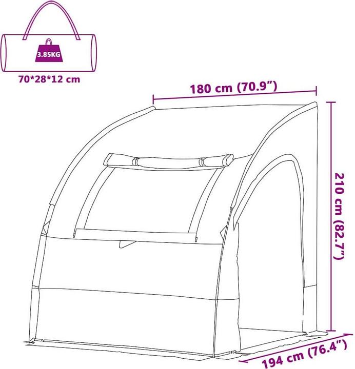 Produktbild vidaXL Tailgate Schutz (3.42 kg)