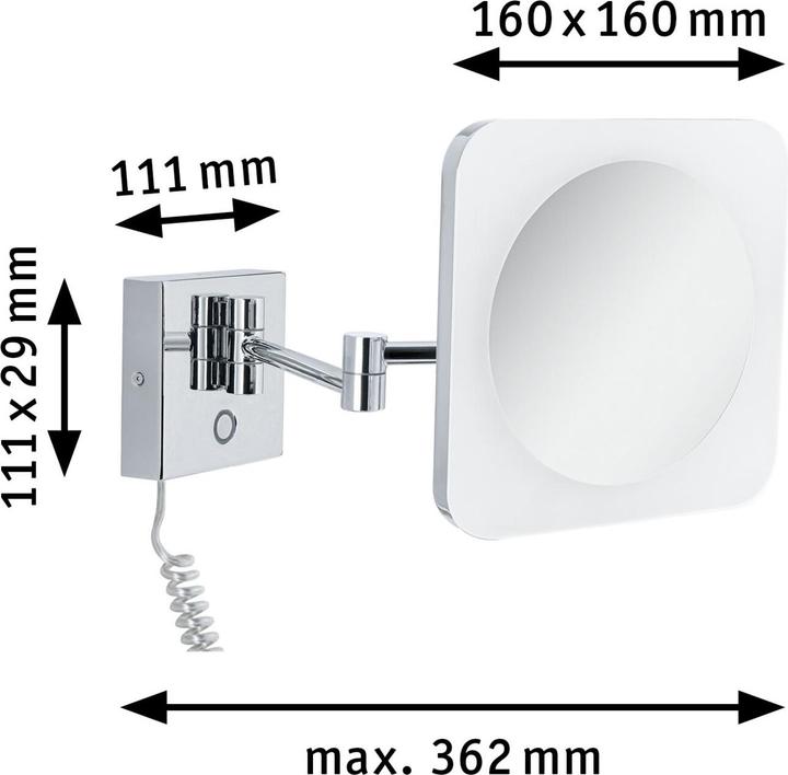 Immagine prodotto Paulmann Specchio cosmetico Jora
