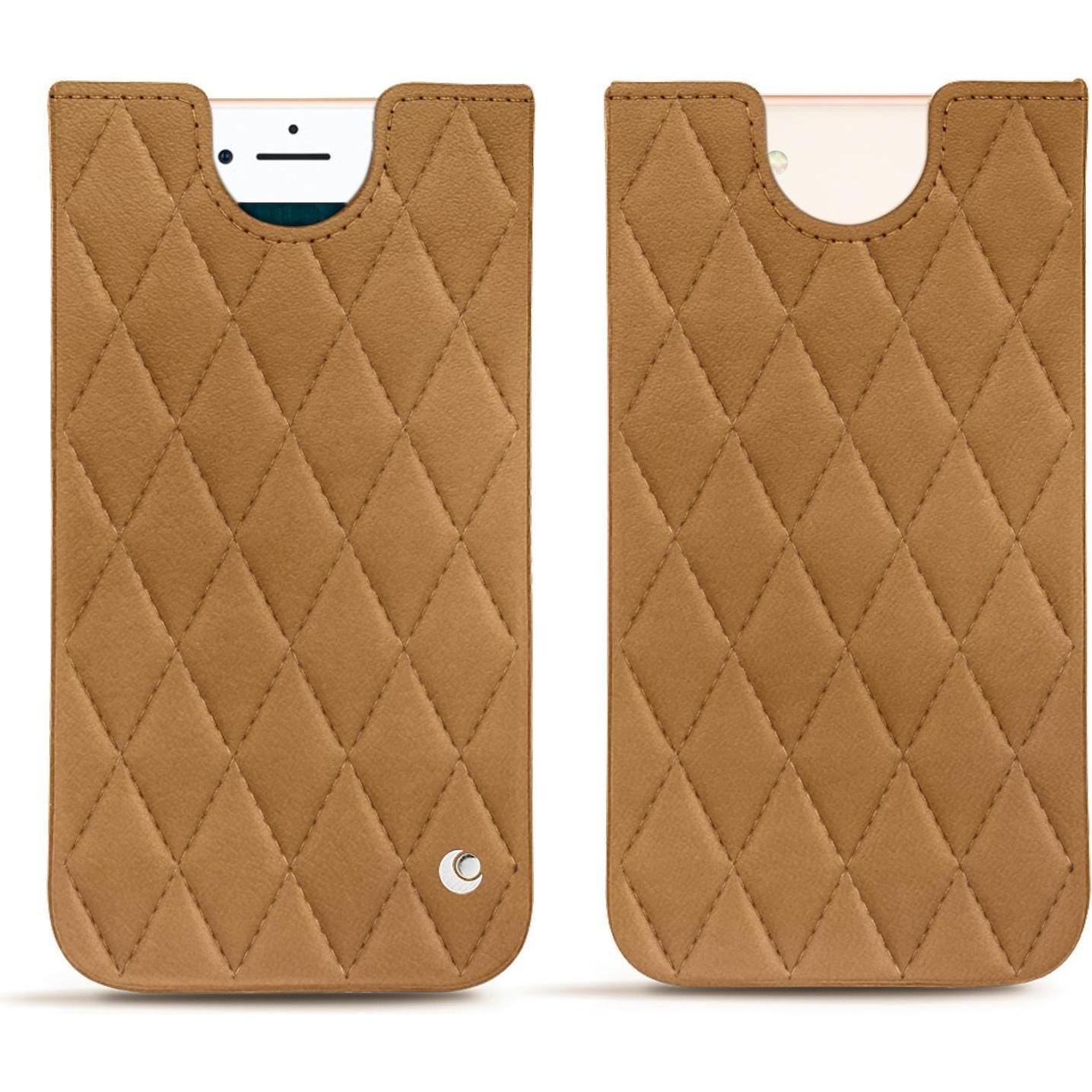 Noreve Lederschutzhülle (Apple iPhone 7), Smartphone Hülle, Braun