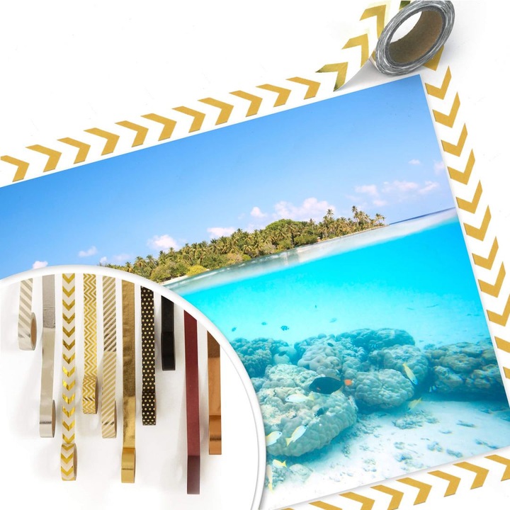 Immagine prodotto Trenddeko Mondo sottomarino delle Maldive (30 x 24 cm)