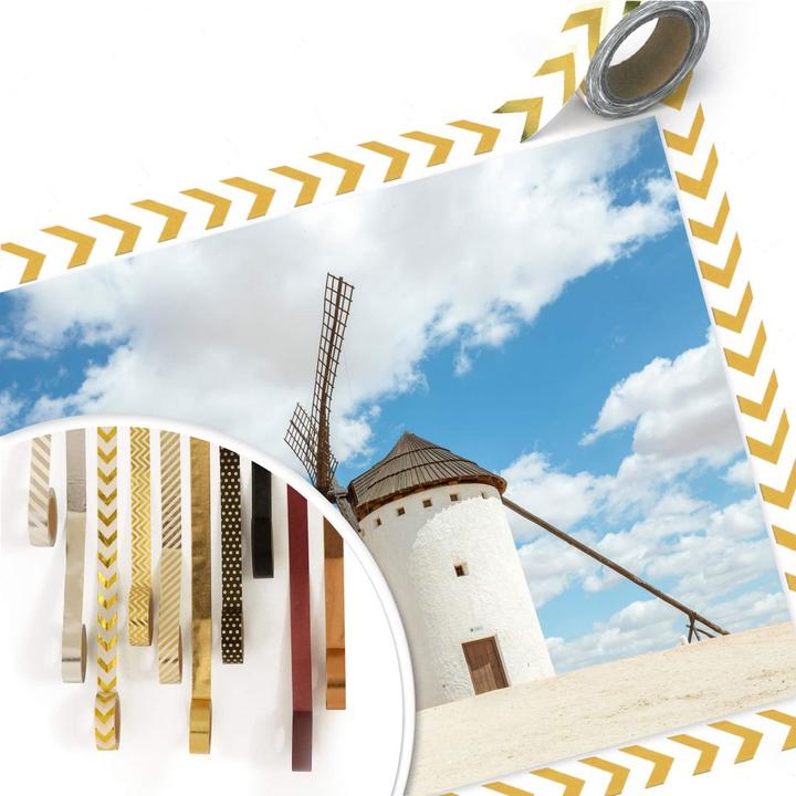 Actual product image Trenddeko Windmills on the Don Quixote Route in Spain (100 x 80 cm)