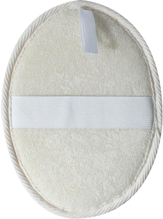 MSV Peelingschwamm aus Sisal 20 x 13.5 cm, Weiss