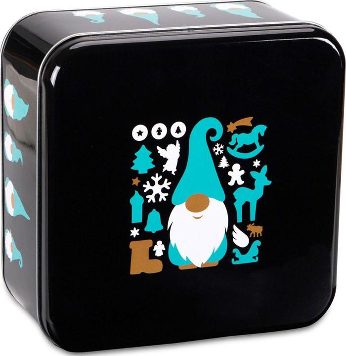 Immagine prodotto Städter Elfo di Natale in latta 16,5 x 16,5 cm / H 8 cm Colorato Qua