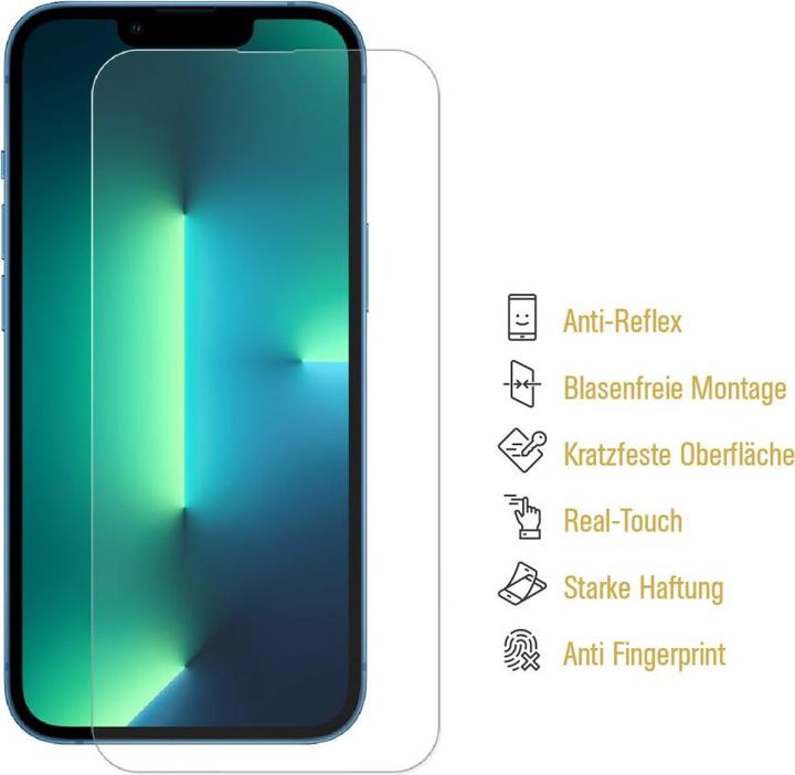 Produktbild Protectorking 3x Panzerfolie Anti-Shock matt entspiegelt (1 Stück, Apple iPhone 13 Pro)