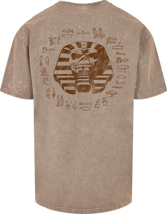 Produktbild Merchcode Powerslave - Winged Acid Washed Oversize Tee - 190085 (4XL)