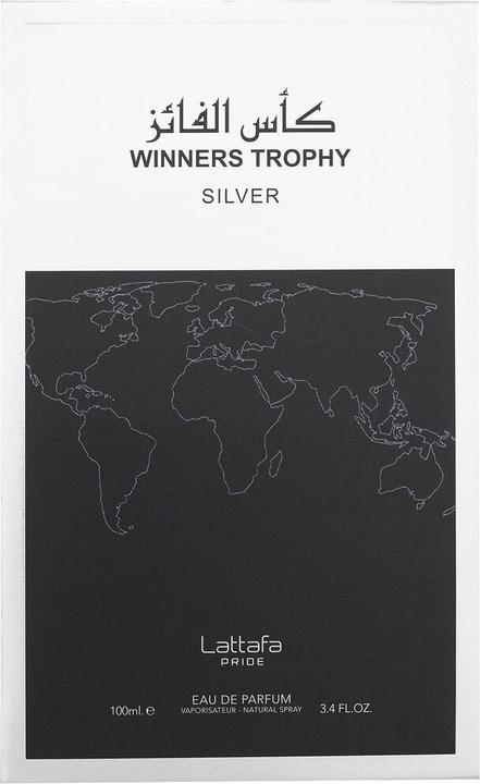 Image du produit Lattafa Perfumes Winners Trophy Silver Eau de Parfum - 100ml (Eau de parfum, 100 ml)