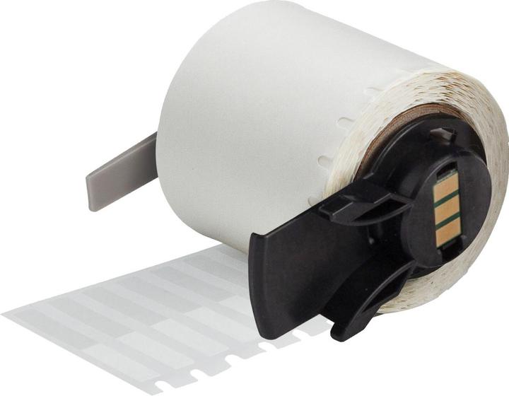 Brady M6-108-461, Polyester, Weiss/Transparent, 4.75 x 17.78(38.10) mm, selbstlaminierend, permanen (4.60 cm)