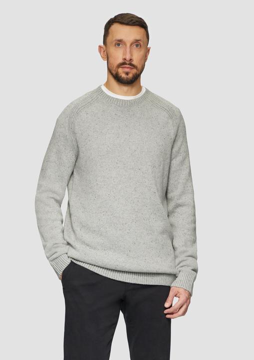 Produktbild S.Oliver Strickpullover Crew-Neck-Pullover mit Farbeffekt (XXL)