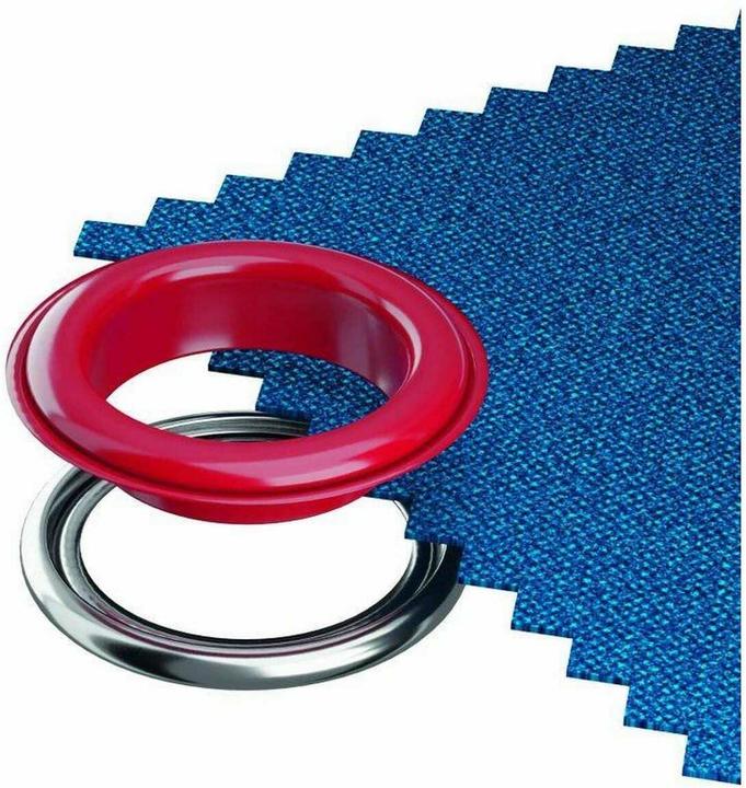 Immagine prodotto Prym Occhielli con dischi MS, colore rosso-argento 14 mm, 15 pezzi.