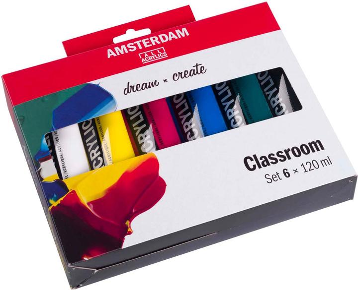 Actual product image Amsterdam Standard Series acrylverf educatie set | 6 x 120 ml (120 ml)