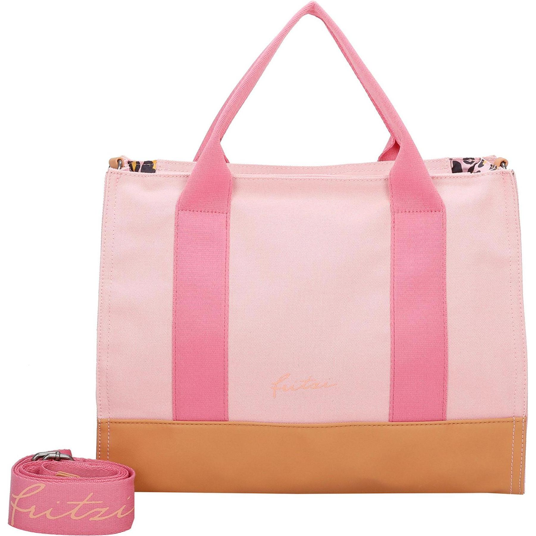 Fritzi aus Preußen, Tasche, Canvas Handtasche 40 cm, Gelb, (15 l)