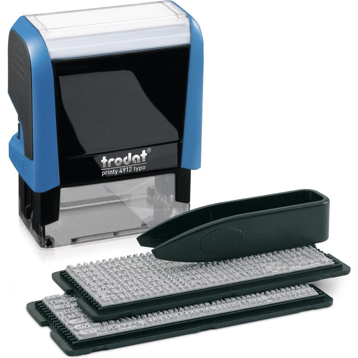 Trodat, Stempel, TypomaticLine Printy 4.0, selbstfärbender Stempel zum Selbersetzen