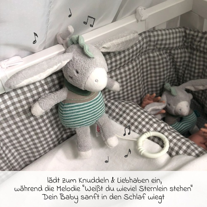 Produktbild Fehn Spieluhren Spieluhr / Einschlafhilfe 22 cm - Esel
