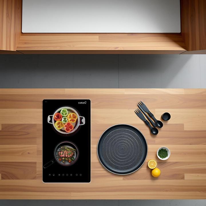 Produktbild Cata Einbau-Cerankochfeld, Domino (29 cm, Glaskeramik Kochfeld)