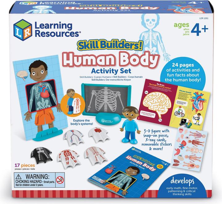Learning Resources Skill Builders! Human Body (English)