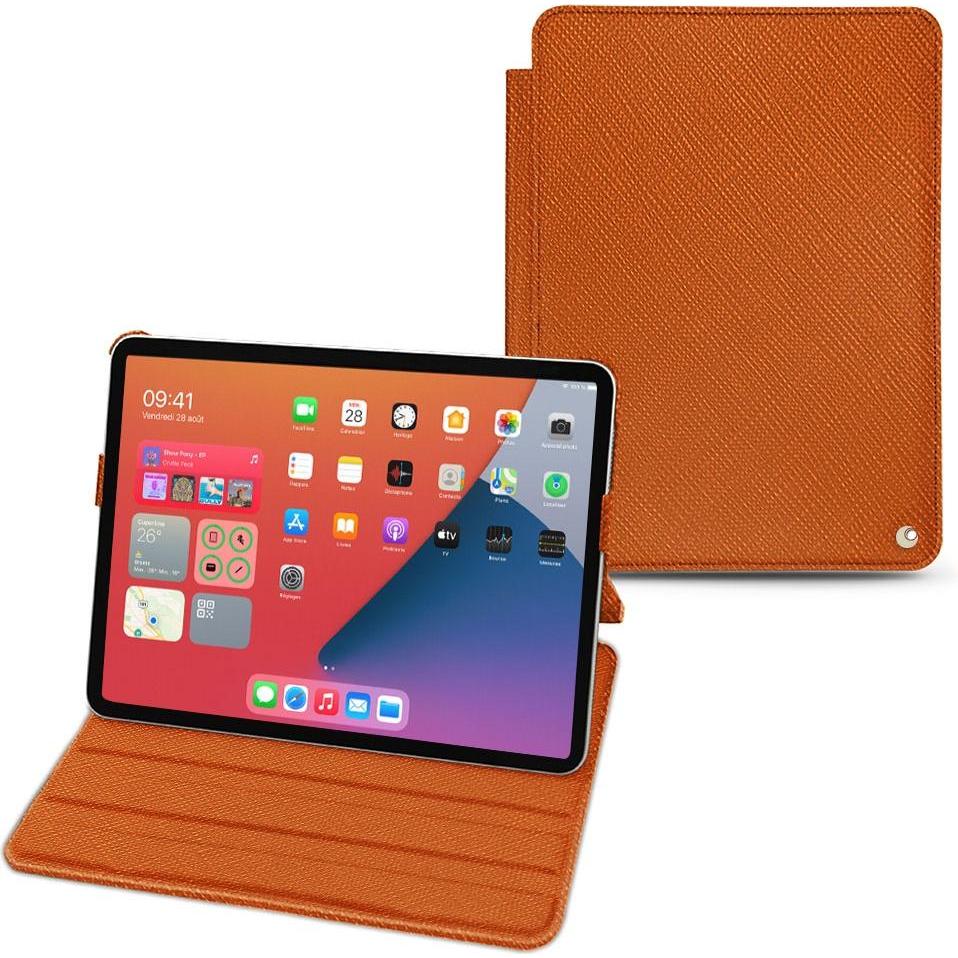 Noreve Lederschutzhülle horizontal (iPad mini 6), Tablet Hülle, Orange