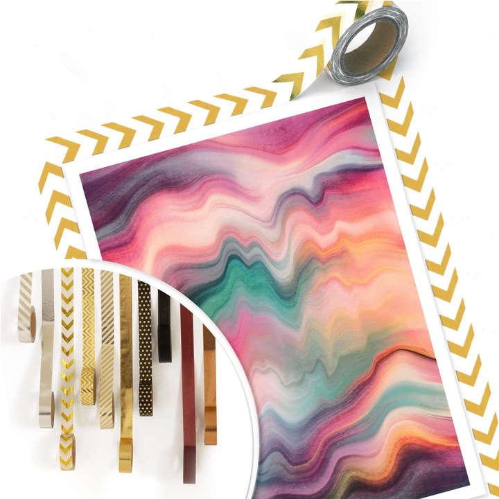 Produktbild Trenddeko Regenbogen Marmor (40 x 50 cm)