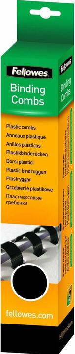 Produktbild Fellowes Binderücken 32mm, 21 Ringe, schwarz, 50 Stk.